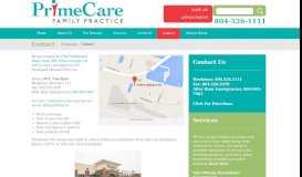 
							         Contact - Prime Care — Family Practice								  
							    