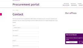 
							         Contact | Procurement Portal | Mills & Reeve								  
							    