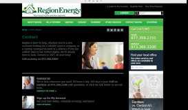 
							         Contact - Region Energy								  
							    