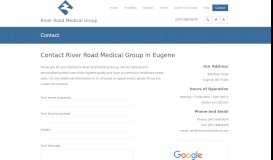 
							         Contact - River Road Medical Group								  
							    