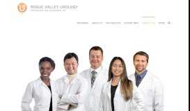 
							         Contact Rogue Valley Urology | Medford Oregon								  
							    