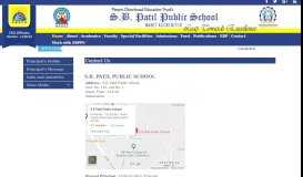 
							         Contact - S. B. Patil Public School | Ravet Pimpri Chinchwad ...								  
							    