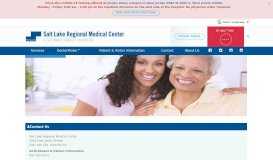 
							         Contact Salt Lake Regional Medical Center | Salt Lake City UT								  
							    
