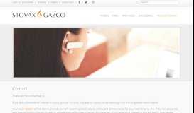 
							         Contact - Stovax & Gazco								  
							    