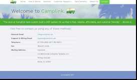 
							         Contact Support - Camplink								  
							    