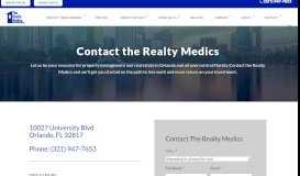
							         Contact the Realty Medics for Landlord Support | The Realty Medics								  
							    