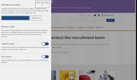 
							         Contact the recruitment team | Ofgem								  
							    