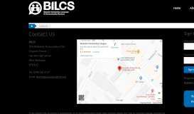 
							         Contact Us - About BILCS								  
							    