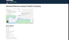 
							         Contact us about Personal Vehicle Tracking | Phantom Ltd								  
							    