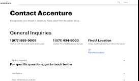 
							         Contact Us | Accenture								  
							    