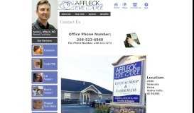 
							         Contact Us - Affleck Eye Care								  
							    