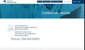 
							         Contact Us - Alabama Medical Group								  
							    