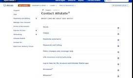 
							         Contact Us | Allstate Insurance								  
							    