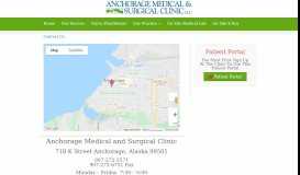 
							         Contact Us - Anchorage Medical Clinic								  
							    