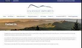 
							         Contact Us – Asheville Arthritis								  
							    