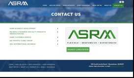 
							         Contact Us | ASRM LLC								  
							    