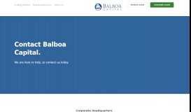 
							         Contact Us | Balboa Capital								  
							    
