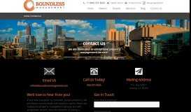 
							         Contact Us - Boundless Management								  
							    