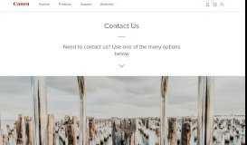 
							         Contact Us | Canon Australia								  
							    