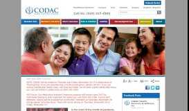 
							         Contact Us - CODAC								  
							    