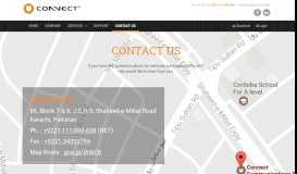 
							         Contact us - Connect								  
							    