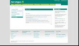
							         Contact us - Contact details - Corporate Aer Lingus								  
							    