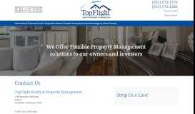 
							         Contact Us - Contact - TopFlight Realty & Property Management								  
							    