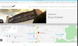 
							         Contact Us - Couri Center for Gynecology and Integrative Women's ...								  
							    