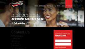 
							         Contact Us - Debt Pay Gateway								  
							    
