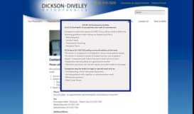 
							         Contact Us | Dickson-Diveley Orthopaedics								  
							    