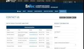 
							         Contact Us | EnTec | School of Engineering and Technology | Miami ...								  
							    