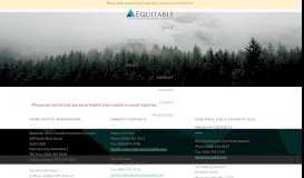 
							         Contact Us - Equitable Life & Casualty Insurance Company								  
							    