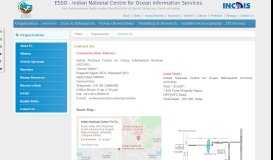 
							         Contact Us - ESSO-INCOIS-Indian National Centre for Ocean ...								  
							    