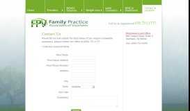 
							         Contact Us - Family Practice Associates of Voorhees								  
							    