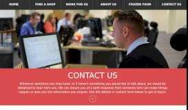 
							         Contact Us - Farmfoods								  
							    