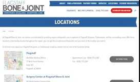 
							         Contact Us | Flagstaff Bone & Joint, Cottonwood, AZ								  
							    