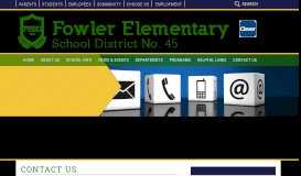 
							         Contact Us - Fowler Elementary School District								  
							    