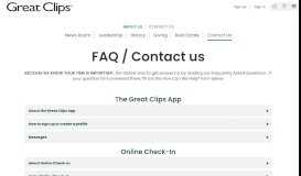 
							         Contact Us | Great Clips								  
							    