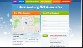 
							         Contact Us - Harrisonburg ENT Associates								  
							    
