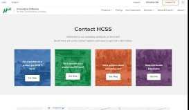 
							         Contact Us | HCSS Construction Software								  
							    