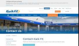 
							         Contact Us – Help, Advice And Useful Numbers | Kwik Fit								  
							    