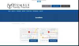 
							         Contact Us - Humble Family Practice: Family Medicine Humble, TX ...								  
							    