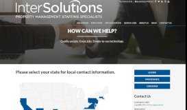 
							         Contact Us - InterSolutions								  
							    