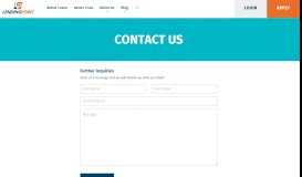 
							         Contact Us - LendingPoint								  
							    