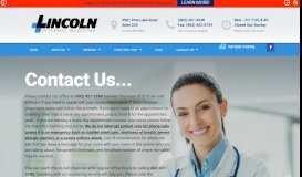 
							         Contact Us – Lincoln Internal Medicine								  
							    