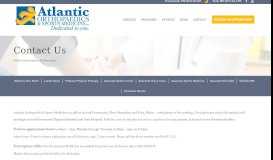 
							         Contact Us | Locations and Directions | Atlantic Orthopaedics								  
							    