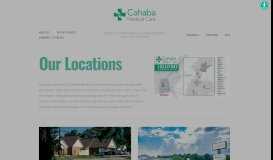 
							         Contact Us - Locations — Cahaba Medical Care								  
							    