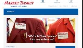 
							         Contact Us | Market Basket								  
							    