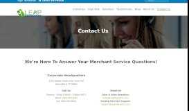 
							         Contact Us | Merchant Service Support | Leap Payments								  
							    