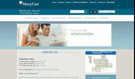 
							         Contact us - MercyCare								  
							    
